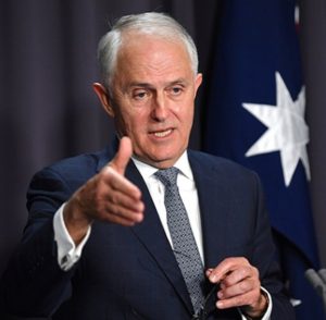 Australian Prime Minister Malcolm Turnbull