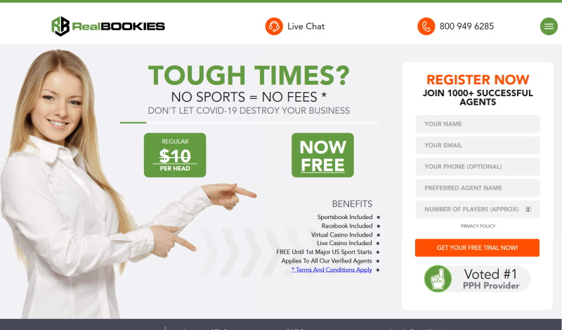 RealBookies.com Sportsbook Pay Per Head Review