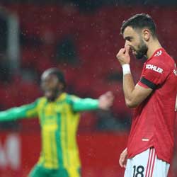 Manchester United vs West Bromwich Albion Results