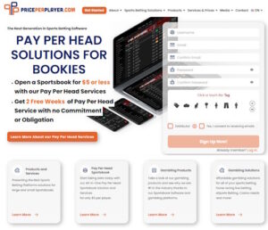 PricePerPlayer.com Sportsbook Pay Per Head website