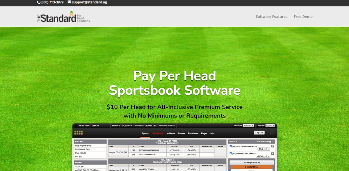 StandardPerhead.com Sportsbook Pay Per head Review