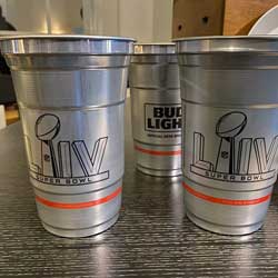 Hard Rock Stadium Replaces Plastic Cups with Aluminum for Super Bowl
