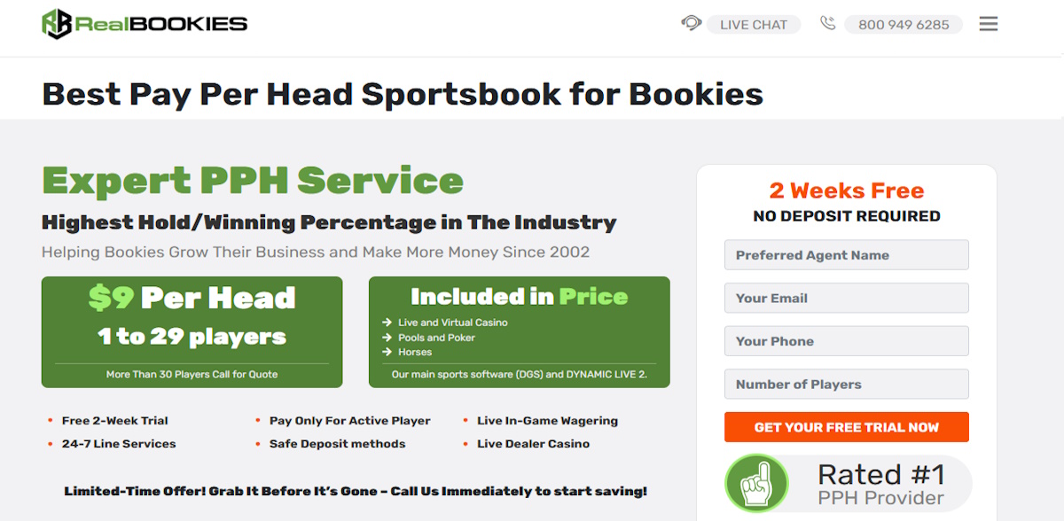 RealBookies.com Sportsbook Pay Per Head Review