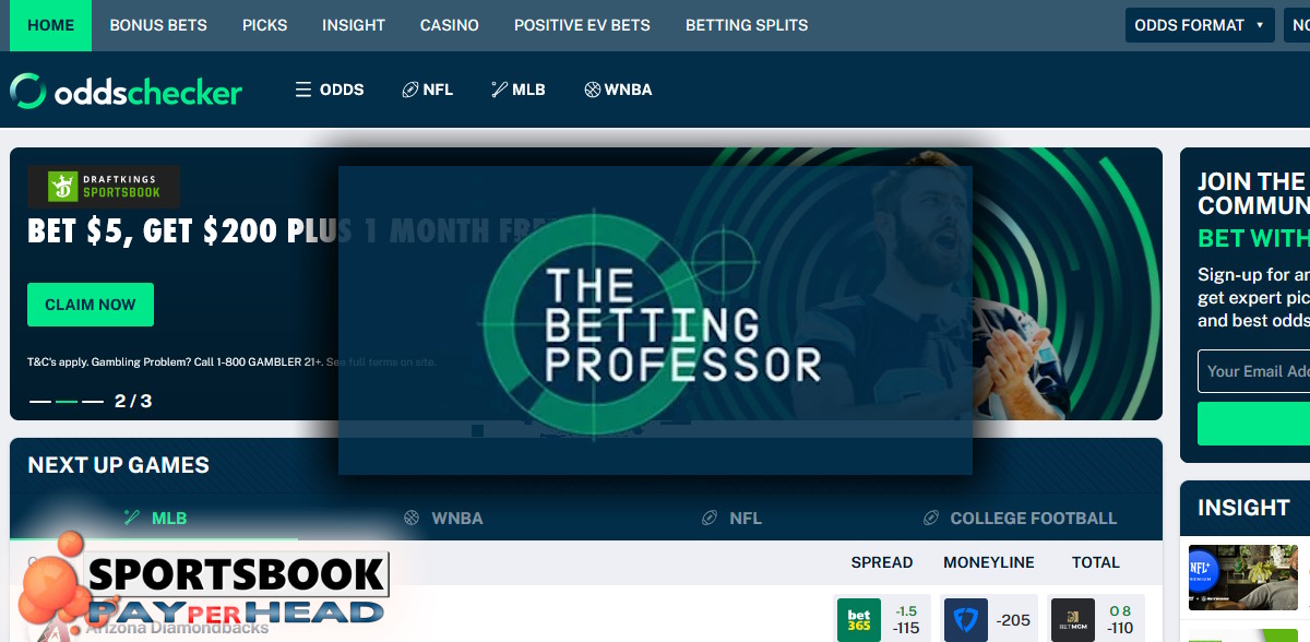 Oddschecker Partners with The Betting Professor